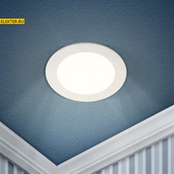 Б0046896 LED 1-12-4K/LM Светильник светодиодный круглый 12Вт 4000К ЭРА Б0046896