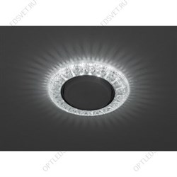 DK LD22 SL/WH Точечные светильники ЭРА декор cо светодиодной подсветкой Gx53, прозрачный (Б0029625)