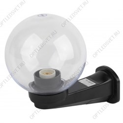 НБУ 01-60-252  , шар прозрачный призма с настенным крепежом D=250 mm (1 ЭРА