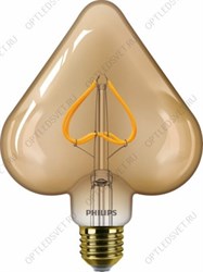Лампа светодиодная LED 12W E27 2000K GOLD ND HeartPHILIPS (929001935501)