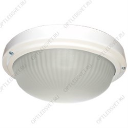 Ecola Light GX53 LED ДПП 03-18-103 светильник Круг накладной 3*GX53 матовый поликарбонат IP65 белый 280х280х90