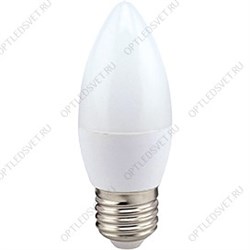 Ecola candle   LED Premium 8,0W  220V E27 2700K свеча (композит) 100x37