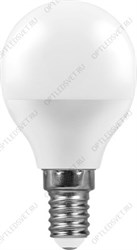 Лампа светодиодная LED 7вт Е14 теплый шар (LB-95)