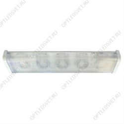 Ecola Light GX53 LED ДПО12-2х8-001 светильник прямоугольный накладной 5*GX53 прозрачный белый 638х165х70