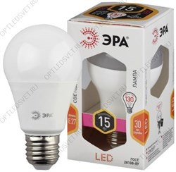 Лампа светодиодная LED A60-15W-827-E27(диод,груша,15Вт,тепл,E27) (Б0020592)