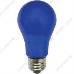 Лампа светодиодная Ecola classic   LED color  8,0W A55 220V E27 Blue Синяя 360° (композит) 108x55