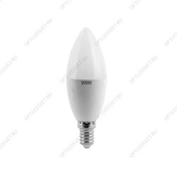 Лампа светодиодная LED 6вт 230в Е14 белый мат.свеча Gauss