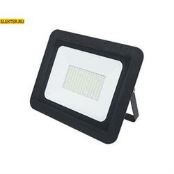 Ecola Projector LED 100W 220V 6000K IP65 Светодиодный Прожектор тонкий Черный 290x230x32 арт JPD100ELB JPD100ELB