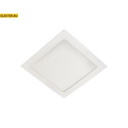 Ecola LED downlight Встраиваемый квадратный даунлайт с драйвером 9W 220V 4200K 145x145x20 арт DSRV90ELC DSRV90ELC