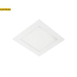 Ecola LED downlight Встраиваемый квадратный даунлайт с драйвером 6W 220V 6500K 120x120x20 арт DSRD60ELC DSRD60ELC