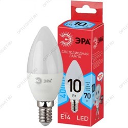 Лампа светодиодная LED B35-10W-840-E14,свеча,10Вт,нейтр,E14 (Б0032963)