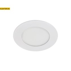 Ecola LED downlight Встраиваемый круглый даунлайт с драйвером 4W 220V 6500K 85x20 арт DRRD40ELC DRRD40ELC