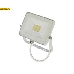 Ecola Projector LED 10W 220V 6000K IP65 Светодиодный Прожектор тонкий Белый 100x80x26 арт JPWD10ELB JPWD10ELB