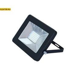 Ecola Projector LED 10W 220V 4200K IP65 Светодиодный Прожектор тонкий Черный 115x80x14 арт JPBV10ELB JPBV10ELB