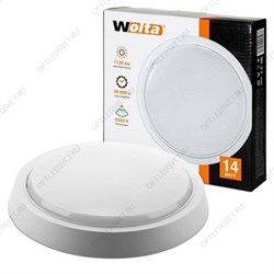 Светодиодный светильник WOLTA DBO01-14-6.5K 14Вт 6500К КРУГ