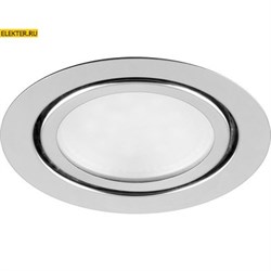 Светодиодный светильник Feron LN7 встраиваемый 3W 4000K 150 Lm хром SMD2835x6PCS арт 28904 28904