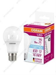 Лампа светодиодная LED 8.5Вт E27 CLA75 FR 4000K,матовая OSRAM (5086647)