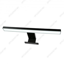 Светодиодный светильник для подсветки мебели и зеркал ванной комнаты ULT-F36-6W/4500K IP44 BLACK 450Lm черный
