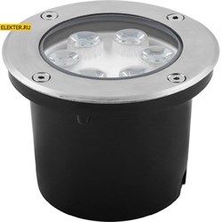 Светильник тротуарный, 6LED RGB, 6W,120xH90mm, внутренний диаметр: 90mm, IP 67, SP4112 арт 32017 32017