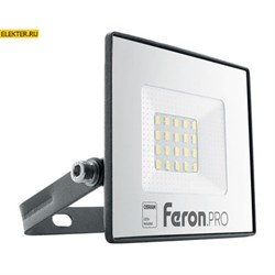 LL-1000 Feron.PRO 41538 Светодиодный прожектор IP65 20W 6400K 41538