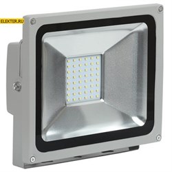 Прожектор светодиодный СДО 05-30 SMD IP65 серый IEK арт LPDO501-30-K03 LPDO501-30-K03