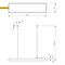 SPO-111-B-40K-060 ЭРА Светильник светодиодный подвесной черный Geometria Block 60Вт 4000К 7200Лм IP40 1200x300x60 арт Б0050539 Б0050539 - фото 17583