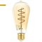 Лампочка светодиодная E27 ЭРА F-LED ST64-7W-824-E27 spiral gold 7Вт филамент золотистый теплый белый свет арт Б0047665 Б0047665 - фото 26159