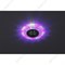 Светильник точечный DK LD2 SL/WH+PU, декор cо светодиодной подсветкой (белый+фиолетовый), прозрачный (Б0019198) - фото 33202
