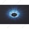 Светильник точечный DK LD3 SL/WH+BL декор cо светодиодной подсветкой (белый+голубой), прозрачный (Б0019203) - фото 34913