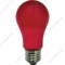 Ecola classic   LED color  8,0W A55 220V E27 Red Красная 360° (композит) 108x55 - фото 35960
