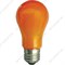 Ecola classic   LED color  8,0W A55 220V E27 Orange Оранжевая 360° (композит) 108x55 - фото 37410