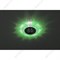 DK LD2 SL/GR+WH Точечные светильники ЭРА декор cо светодиодной подсветкой (зеленый+белый), прозрачный (Б0019199) - фото 37597