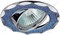 Светильник  декорDK17 CH/SHBL2  круглый  со стеклянной крошкой MR16,12V/220V, 50W, хром/голубой ЭРА - фото 39769