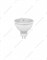 Лампа светодиодная LED 3Вт GU5.3,110°, STAR MR16 (замена 35Вт),холодный белый свет Osram - фото 48357